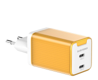 Silver Monkey Ładowarka sieciowa GaN 65W 2x USB-C Yellow - 1266246 - zdjęcie 3